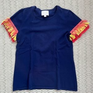 Sail to Sable sweater with fringe